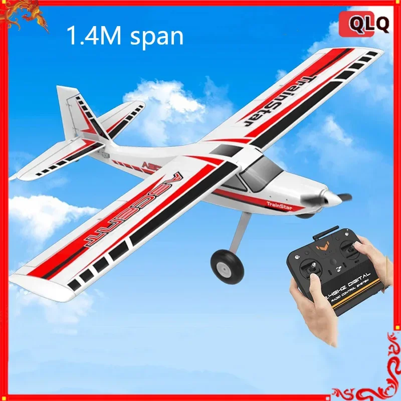 

Euros 74708 Four Way Cessna Remote Control Aircraft Brushless Motor Fixed Wing Trainer 1.4m Four Wing Spans Aircraft Model