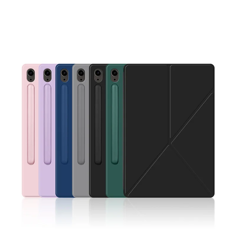 حافظة مغناطيسية لهاتف سامسونج جالاكسي تاب S10 الترا 14.6 S10 FE Plus 13.1 "S10+ S9+ 12.4" S9 FE 10.9 S8 S7 11 بوصة غطاء ذكي للكمبيوتر اللوحي