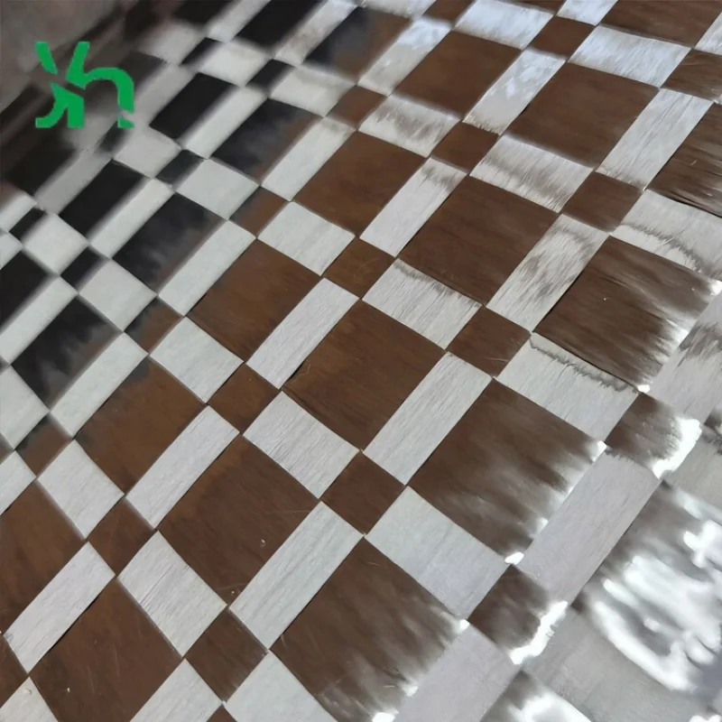 قماش منسوج عادي مستطيل بعرض 12 قيراط 200 جرام من ألياف الكربون - مادة ذات سطح أملس من درجة الفضاء للمركبات الصناعية #3