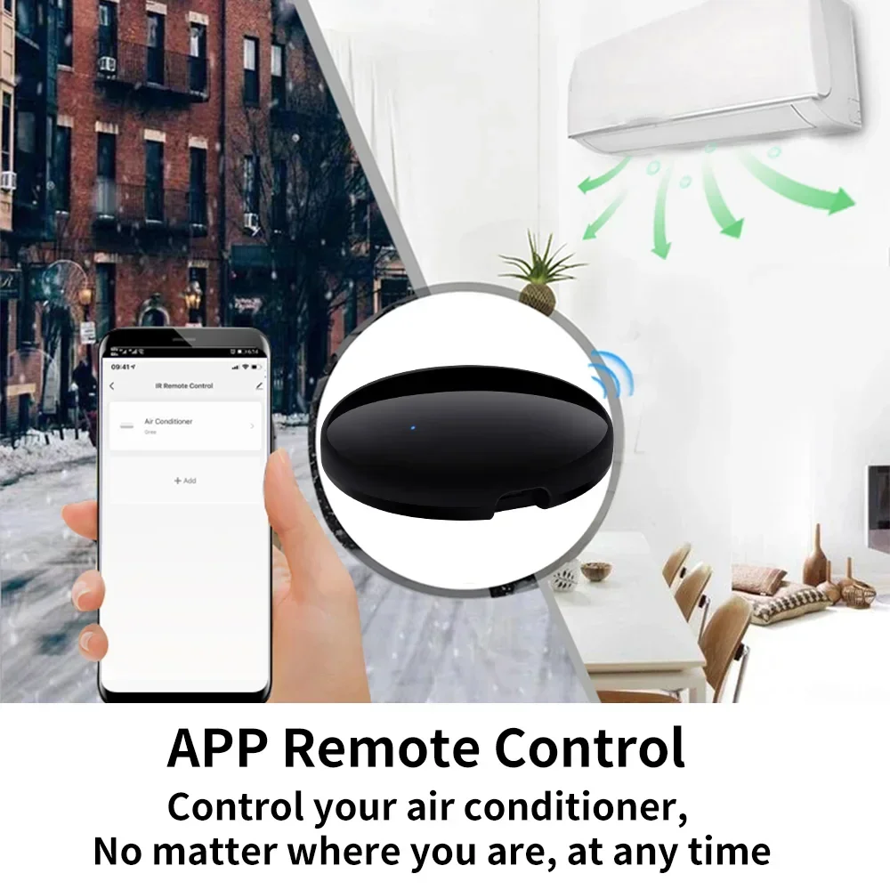 Tuya IR RF Remote Control WiFi Smart Home for Air Conditioner ALL TV LG TV Support Alexa,Google Home