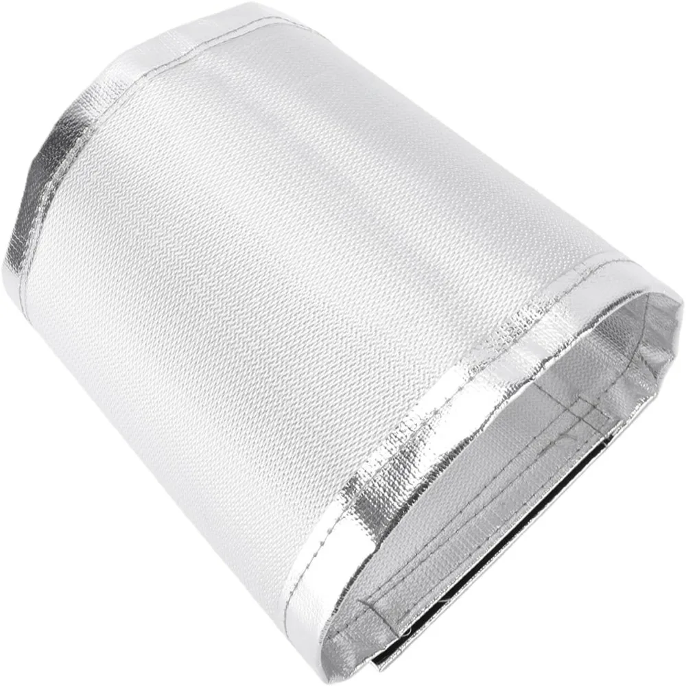 Aluminum Fiberglass Starter Heat Shield Self Adhesive Reflective Radiant Heat Protection Wrap 7 X 24 Inch Heat Shielding