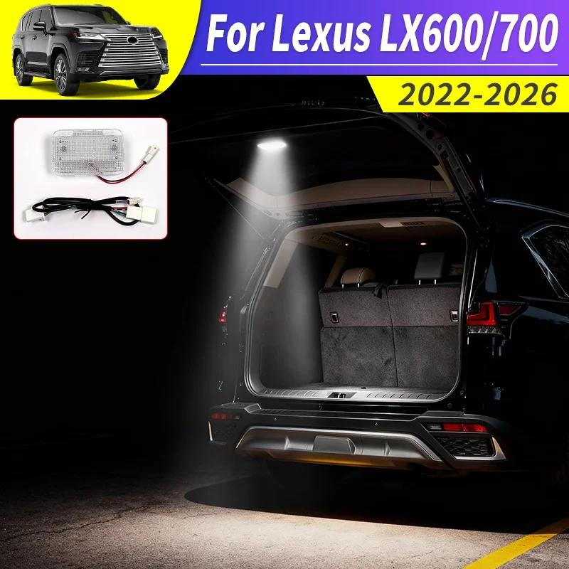

For Toyota Lexus 600 700 LX600 2022-2025 Tailgate Light LED Lamp Waterproof Trunk Door Courtesy Light Interior Lighting Parts
