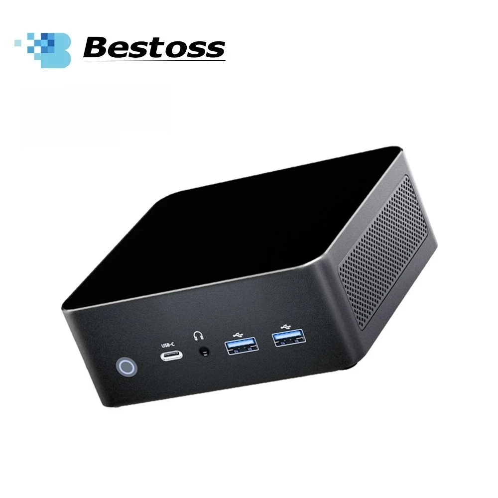 Bestoss Ryzen7 7840HS 8845HS Mini PC Windows 11 Pro DDR5 5600MHz RAM ROM compatible con 7000MB/s PCIe 4,0 WiFi 6 BT5.3 mini pc 4K 120Hz