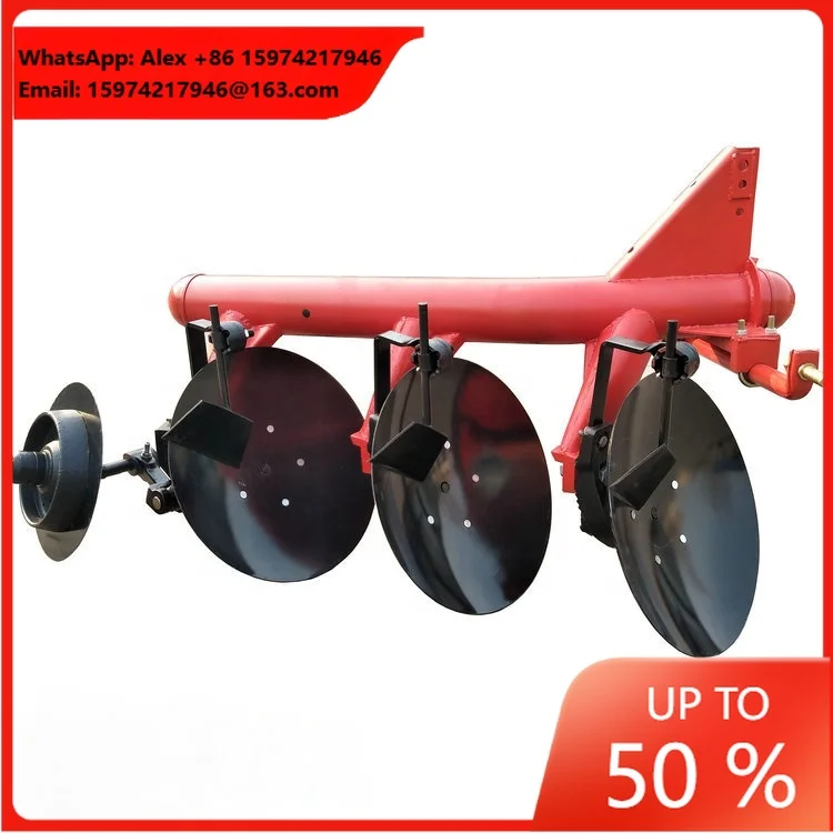 Agricultural Machinery Tractor Disc Plow Farm Implements Tube Disc Plow 3 Discs Plow