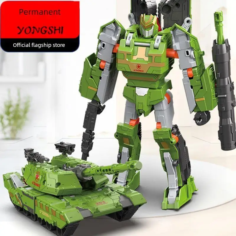 

Трансформирующаяся машинка-танк, робот, полицейская машина, модель самолета-дракончика для мальчиков 4-5 лет, детский игровой набор