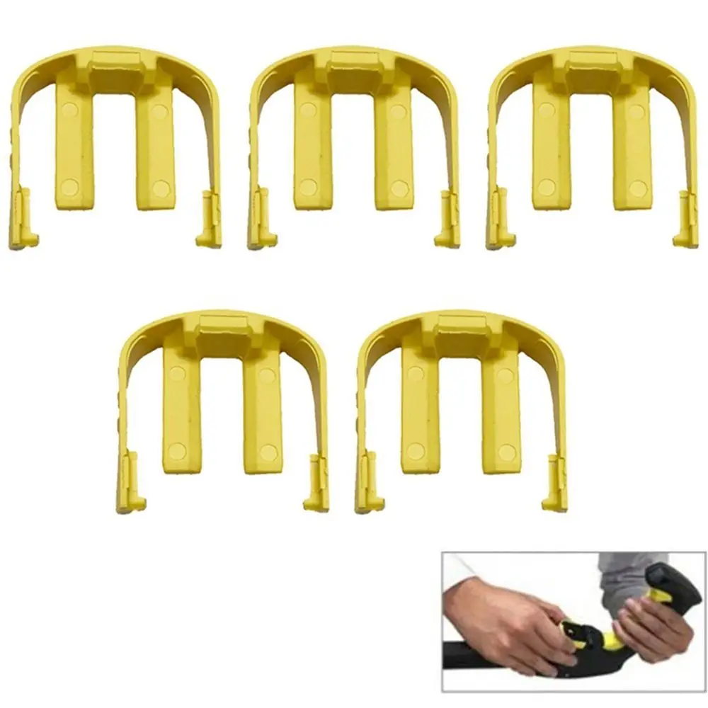 Yellow C Clips Replacement Plastic Home Appliance Parts Car Wash Quick Connector Cleaning Tools Pressure Power Washer Trigger