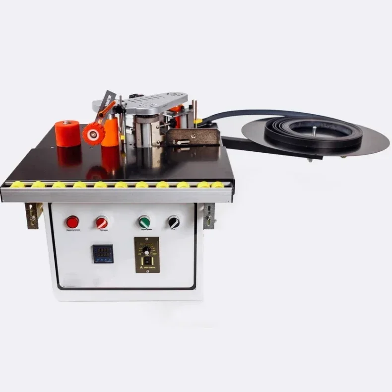 Small and portable handle edge banding machine