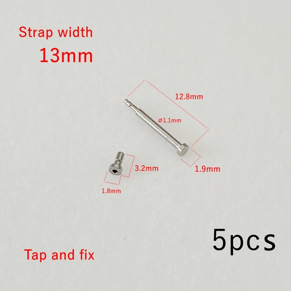 Suitable for J12 ceramic watch strap accessories, stainless steel locking pins, tapping and fixing pins, 13/17 strap width