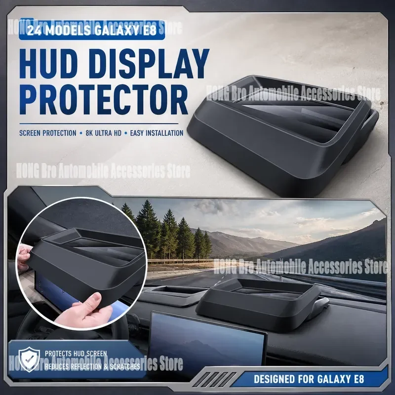 For Geely Galaxy E8 2024 Xingyao L8 2025 Curved HUD Head Up Display Protective Cover Instrument Panel Screen Protector Film
