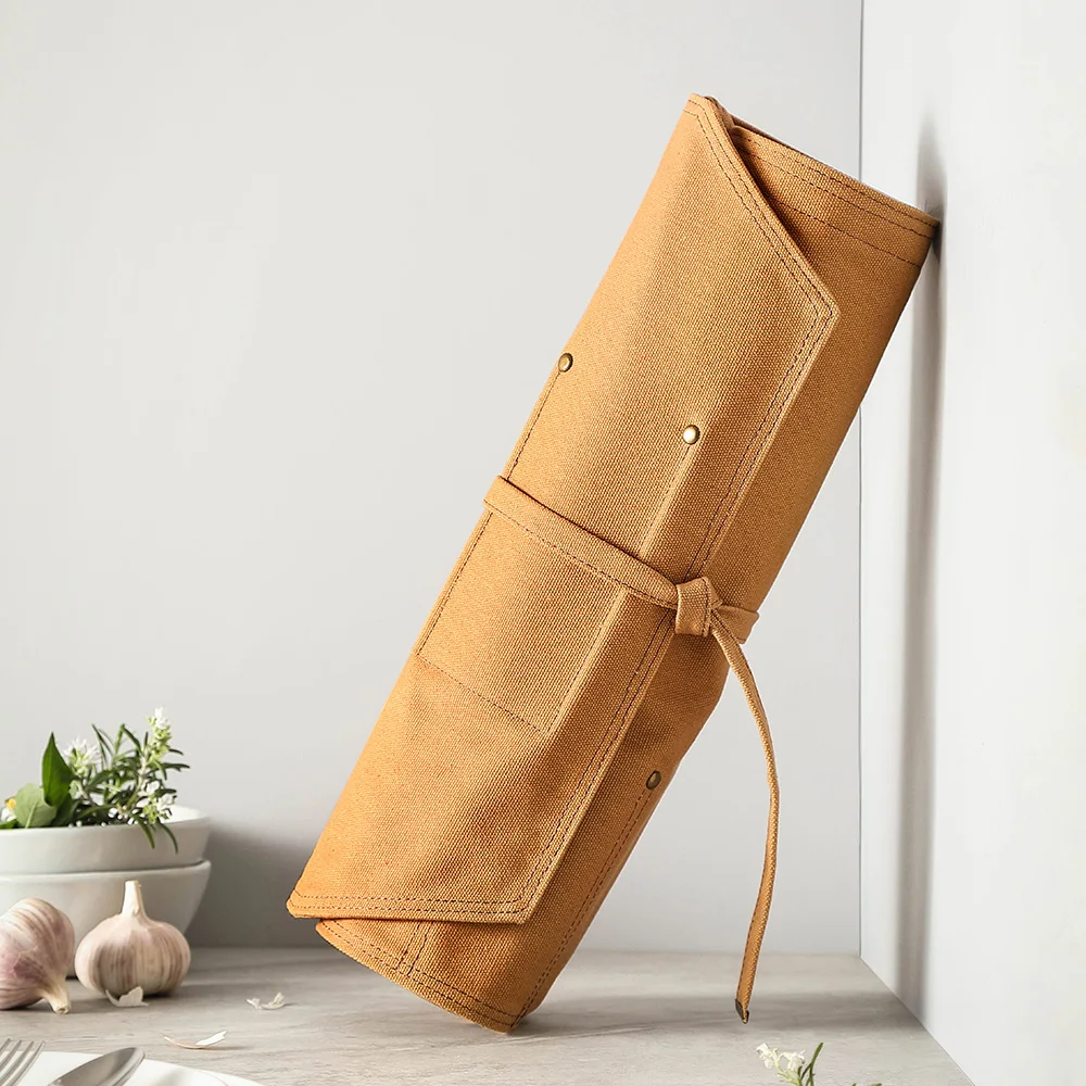 Imagem -05 - Xinzuo-professional Chef Faca Roll Bolsa Engrossado Tamanho Canvas Camping Bolsa Bolsa de Armazenamento Conveniente ao ar Livre Novo Design