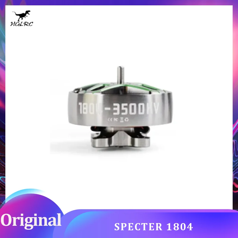 

HGLRC SPECTER 1804 Brushless Motor 2450KV 4S 3500KV 6S for FPV Freestyle 3" 3.5" Drones DIY Parts