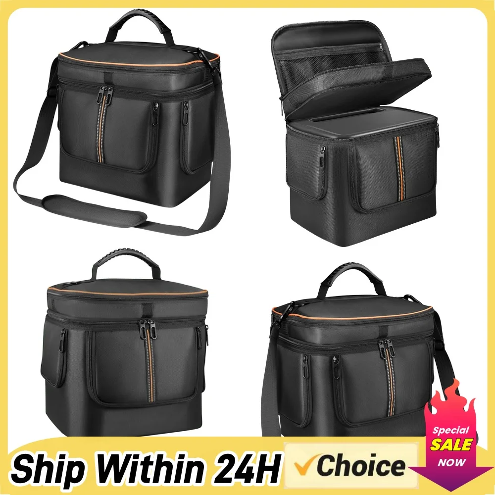 Carrying Case For BLUETTI Elite 100 V2 Power Station Storage Bag Shock Resistant Travel Bag with Adjustable Shoulder Strap