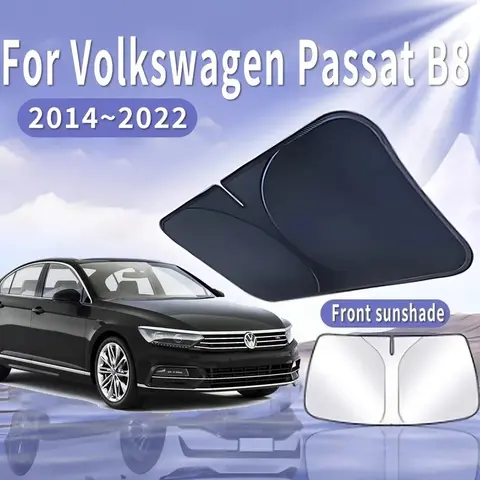 Car Sun Visor For VW Volkswagen Passat Magotan B8 2014~2022 2020 Front Windshield Sunshade Insulation Cooling Auto Accessories