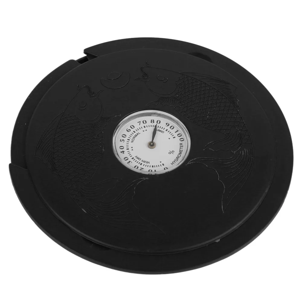 مع مقياس الرطوبة    مرطب الجيتار  متعددة الأغراض  مكافحة التجفيف  مرطب فتحة الصوت  أسود  ردود الفعل ختم المرطب  #5