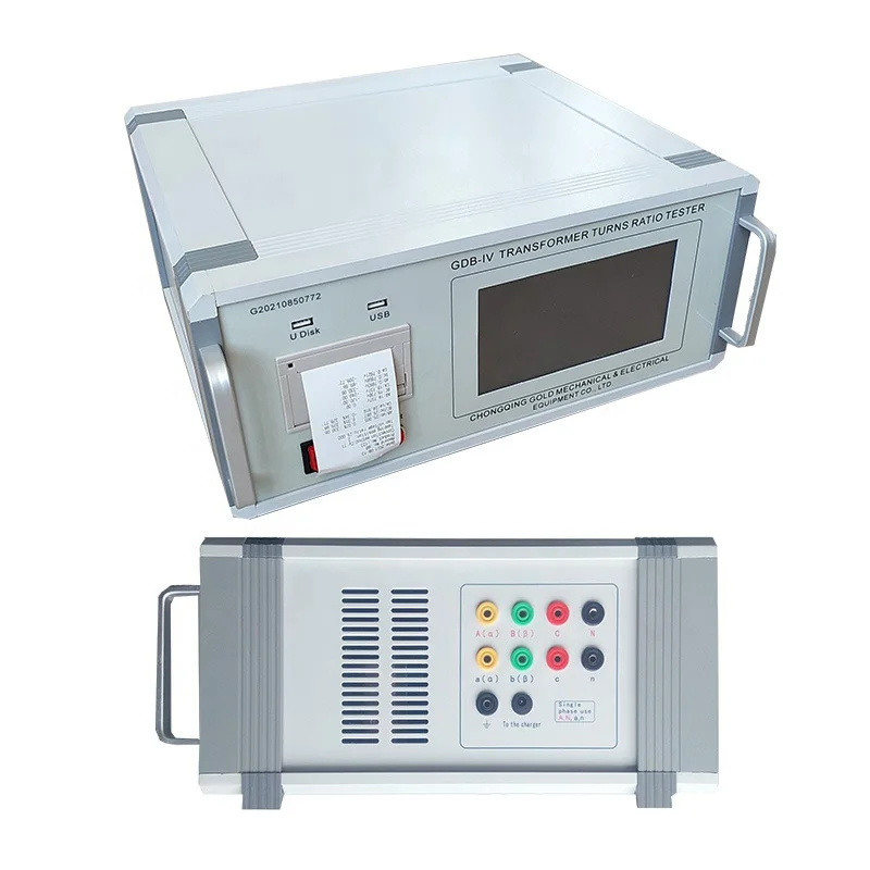 Transformer Three Phase Turn Test Ratio TTR Meter