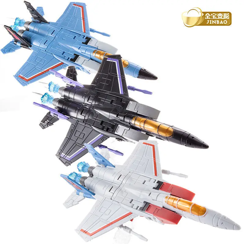 IN STOCK Transformation Toys JINBAO F15 DS01 FG04 Starscream Thundercracker Skywarp Anime Action Figure Model Deformation Robot