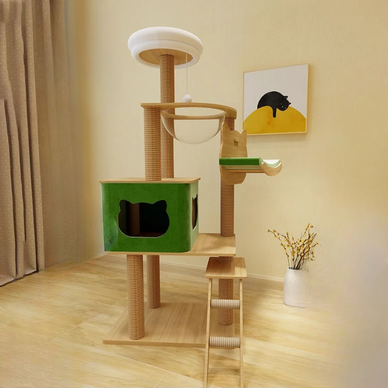 

Cute Toys Cat Scrapers Wood Play Space Saving Accessories Board Cat Scrapers Play Climbing Drapak Dla Kota Cat Supplies MR50CS