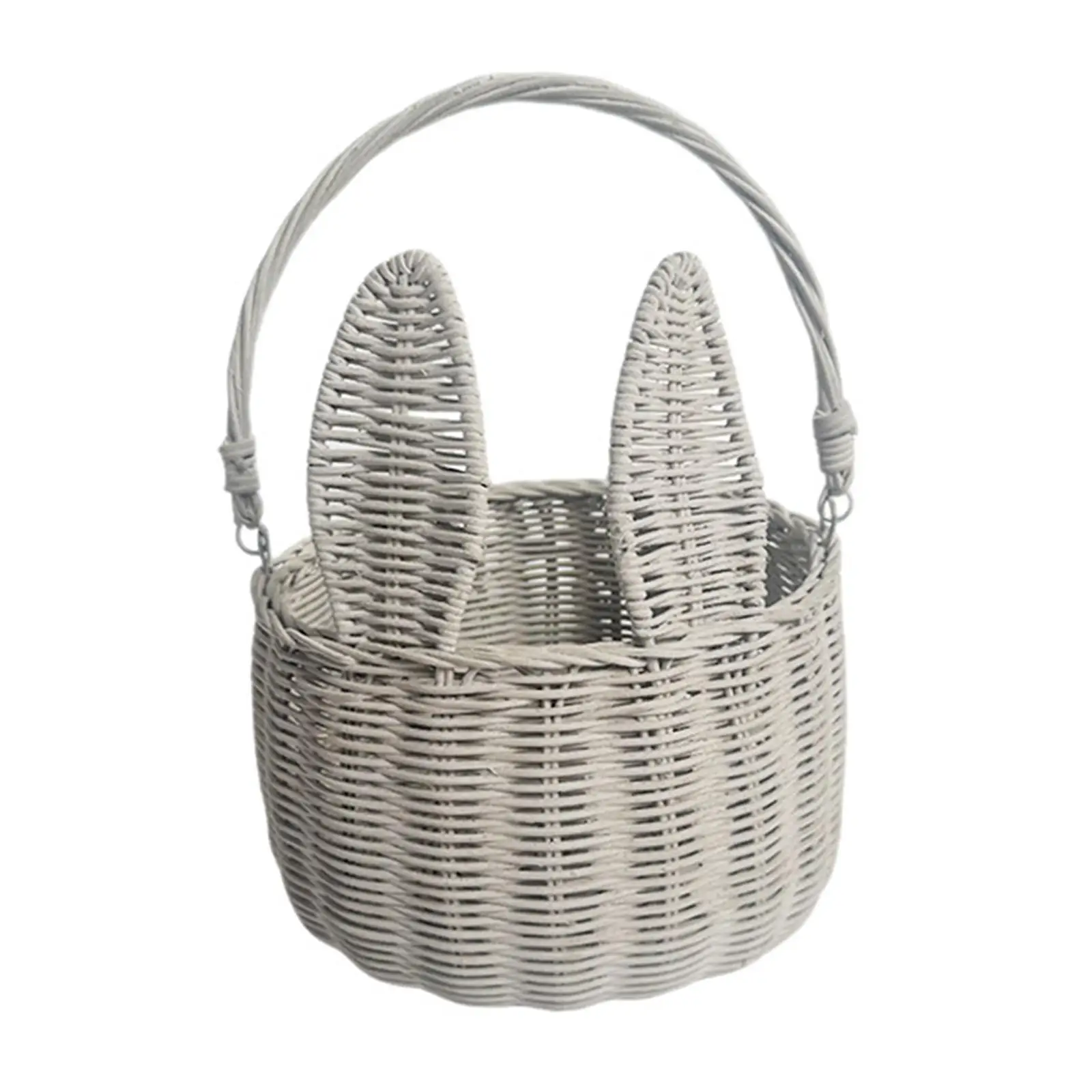Easter Wicker Handwoven Fine Craftsmanship for Living Rooms Decor Versatile Lightweight Rustic with Handle