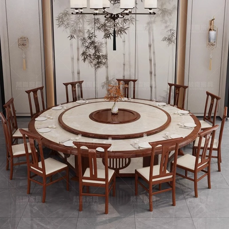 Hotel Box Big Round Table Hotel Electric Slate Homestay Club Room Banquet Table