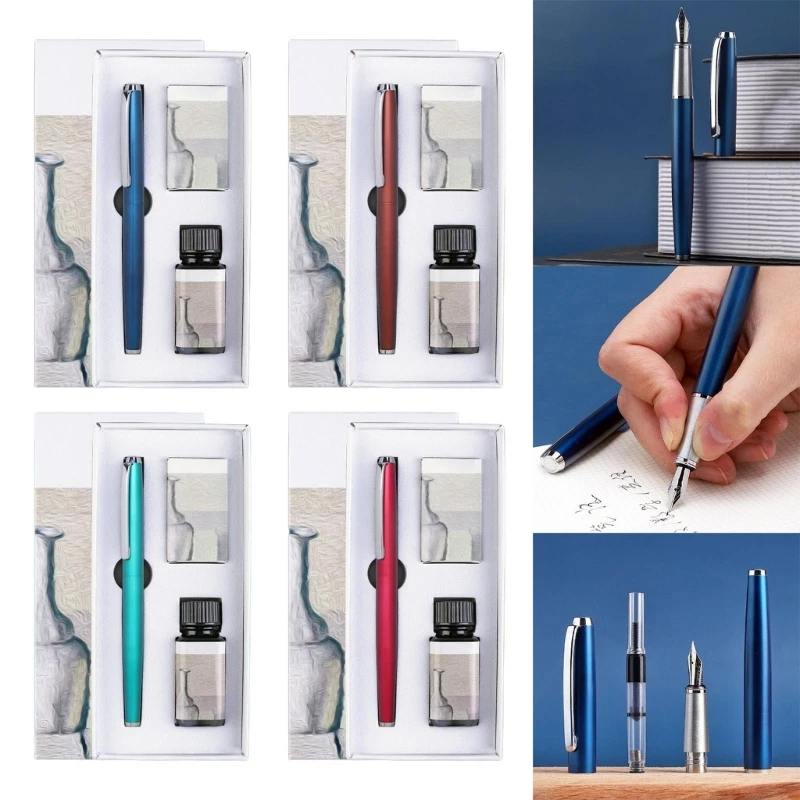 Pióro wieczne pochłaniaczem atramentu tłokiem. Pióro wieczne dla kobiet. Mężczyzna D0UA