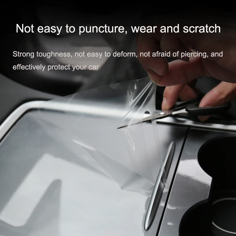 Central Control Anti-scratch Protective Film for Tesla Model 3/Y 2021-2023 Center Console Panel Sticker TPU Film Car Accessories