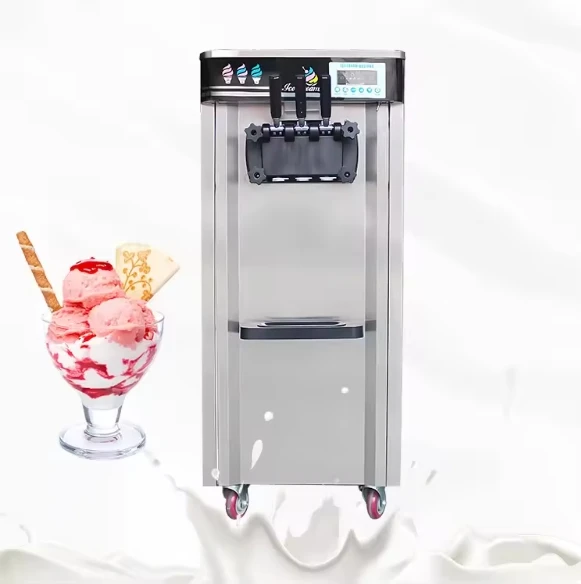 Wholesale 3 Flavor Commercial Soft Serve Ice Cream Machine Factory Best Price 2+1 Flavors Ice Cream Maker