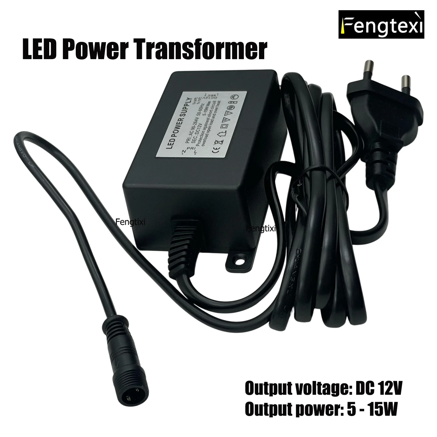 Trasformatore di potenza LED IP67 impermeabile DC12V 15W per lampade da terra a LED e lampade interrate