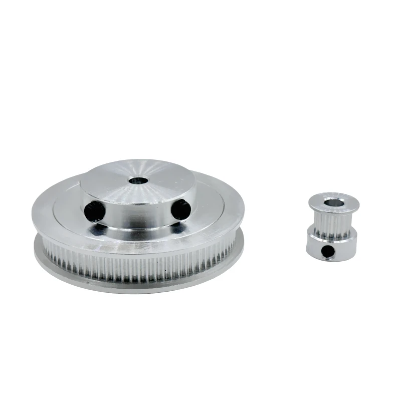 GT2 2M 16&80 Teeth 1:5 Reduction Ratio 3D Printer Part Width 6/10mm Synchronous Wheel Belt 200/280/400/610mm Aperture 5/6/8/10mm