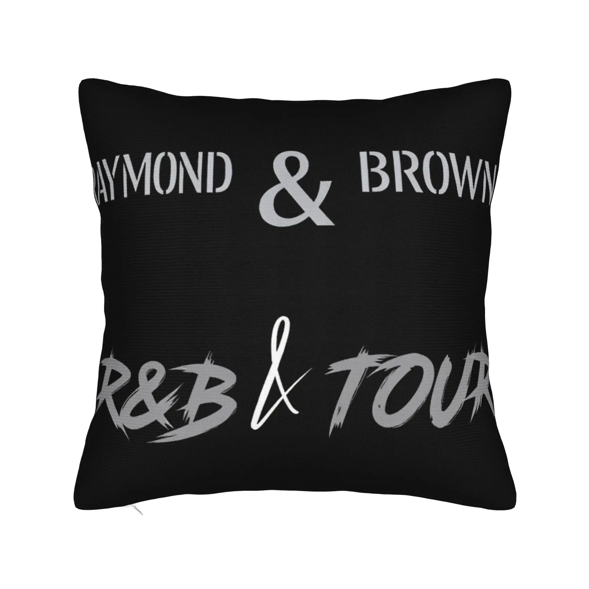 Chris Brown And Usher The Rb Tour Pillow Cover  Raymond And Brown Cushion Cover Novelty Pillow Case For Couch Sofa Bedroom