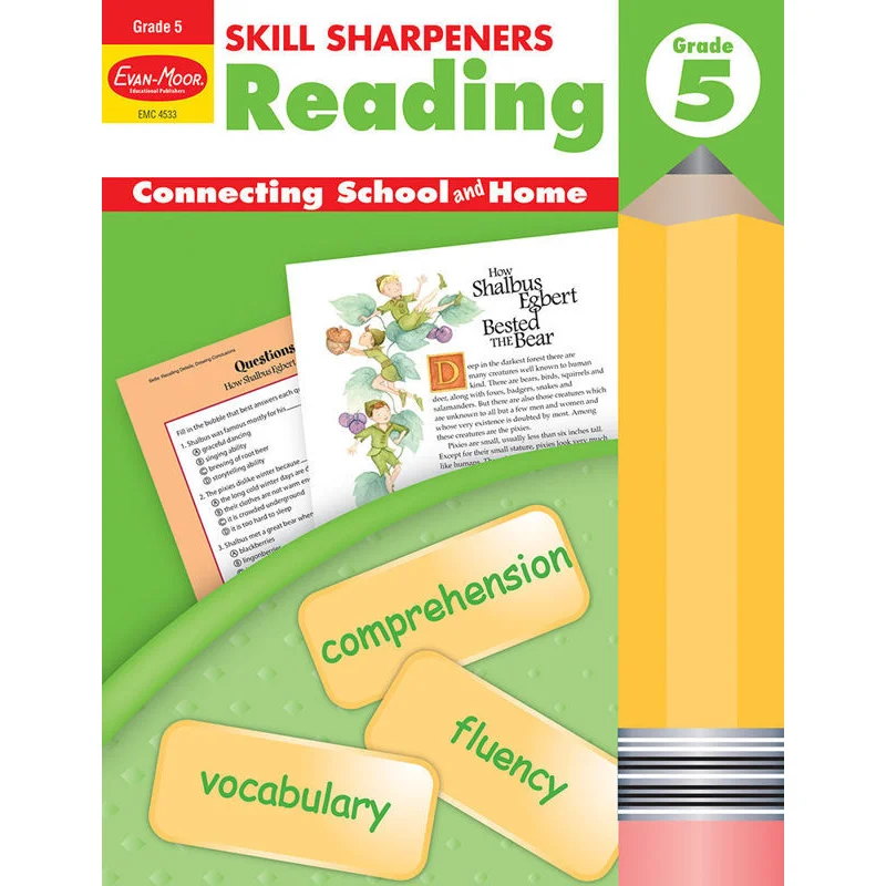 

Skill Sharpeners Reading Grade 5 EvanMoor EvanMoor 9781596730410 Book
