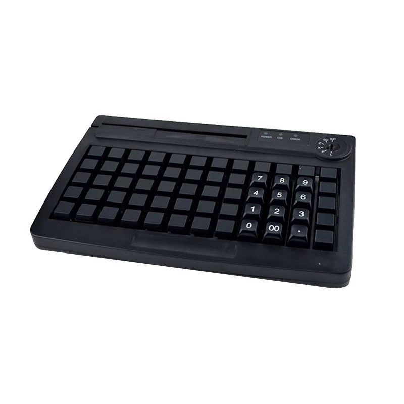 JHZ for KB60 MSR Optional 3 Tracks 60 Keys Keyboard for POS System Programmable Keys High Quality