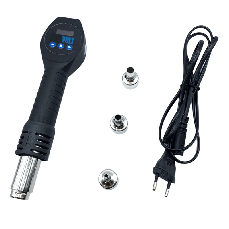 N11R- PTS550W Portable Handheld Hot Air Guntool 550W PID Temperature Control 100-450° Adjustable Repair Hot Air Tool