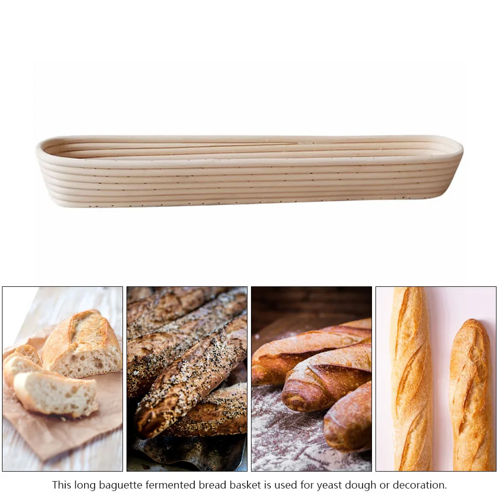 

Bread Fermentation Basket Sourdough Proofing Handmade Banneton Natural Rattan Baking Tool Eco Friendly Food Safe Traditional