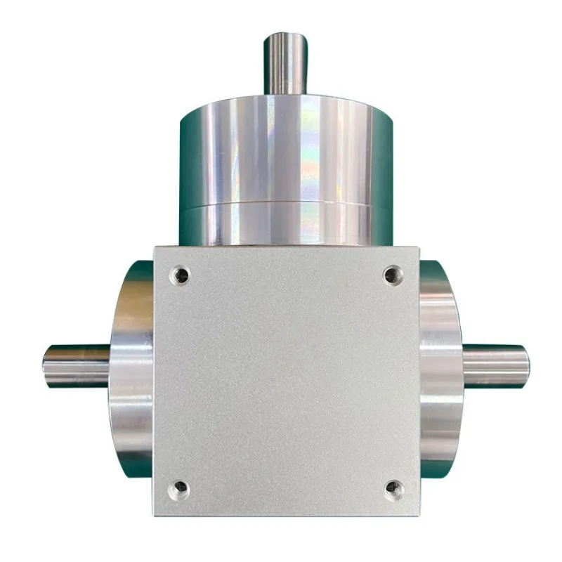 Stainless Steel HD095 Spiral Bevel Gear Diverter 90° Right Angle Cross Gearbox Food Machinery Heavy Duty Transmission SpareParts