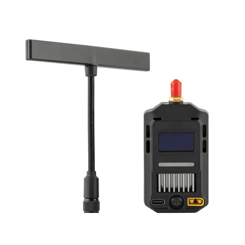

AS96-Expresslrs High Frequency Head Receiver 915Mhz ELRS Module With T Antenna For FPV Modeling Remote Controller