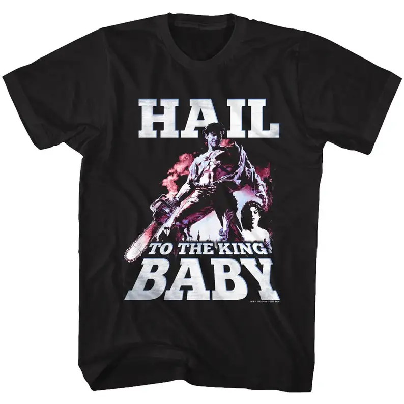 Army of Darkness Classic Hail To The King Black Adult T-Shirt