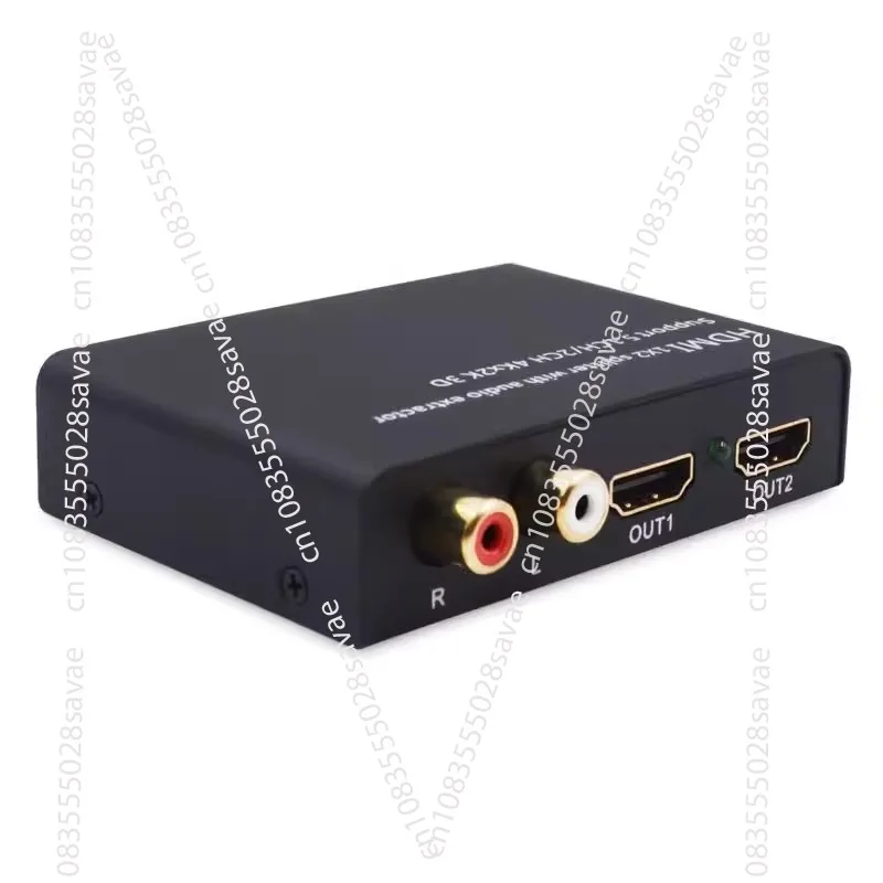 

HDMI Audio Splitter Splitter One in Two Out 1 Split 2 Split Screen Crossover HD Video with Optical Fiber