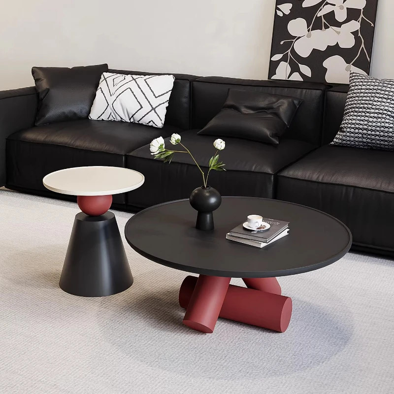 Small Nordic Coffee Table Italian Aesthetic Simple Minimalist Coffee Table Writing Service Mesas Bajas Living Room Furniture