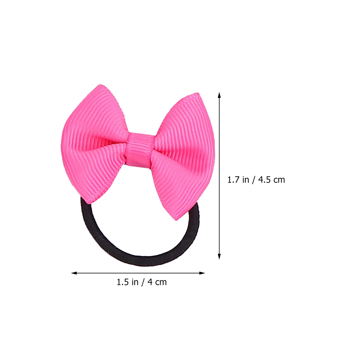 18 قطعة من فيونكات شعر Grosgrain، حوامل ذيل حصان مرنة، أربطة شعر بشريط ضفيرة من أجل #5