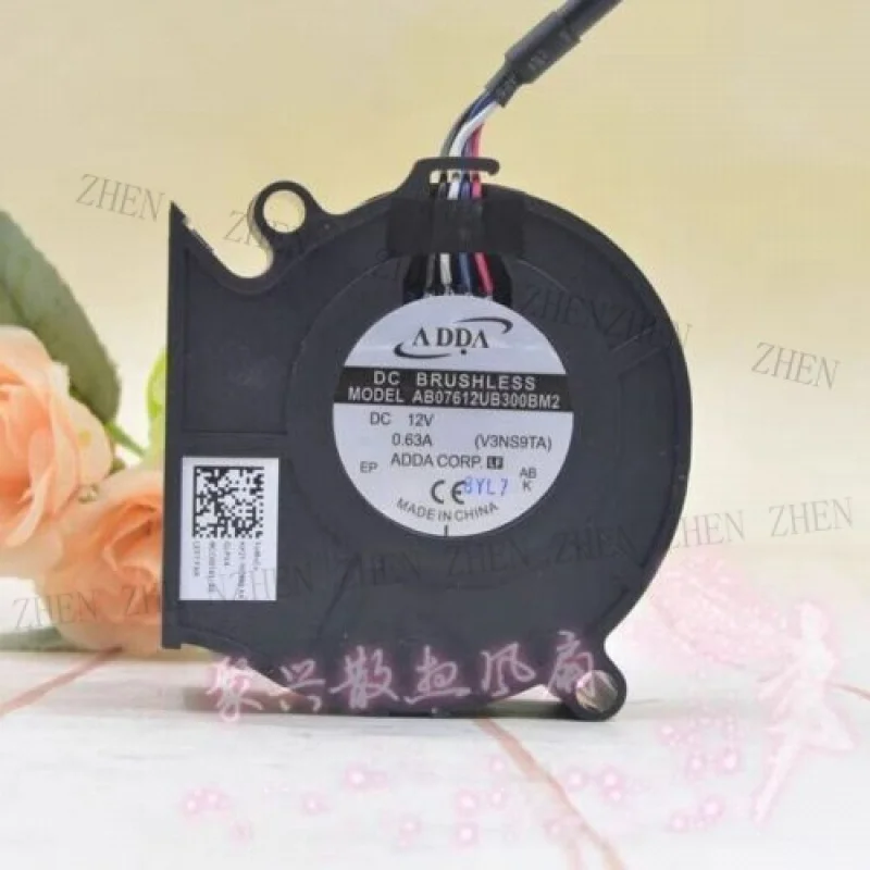 

Вентилятор турбо Y для AB07612UB300BM2 DC12V 0.63A 7530 7.5CM