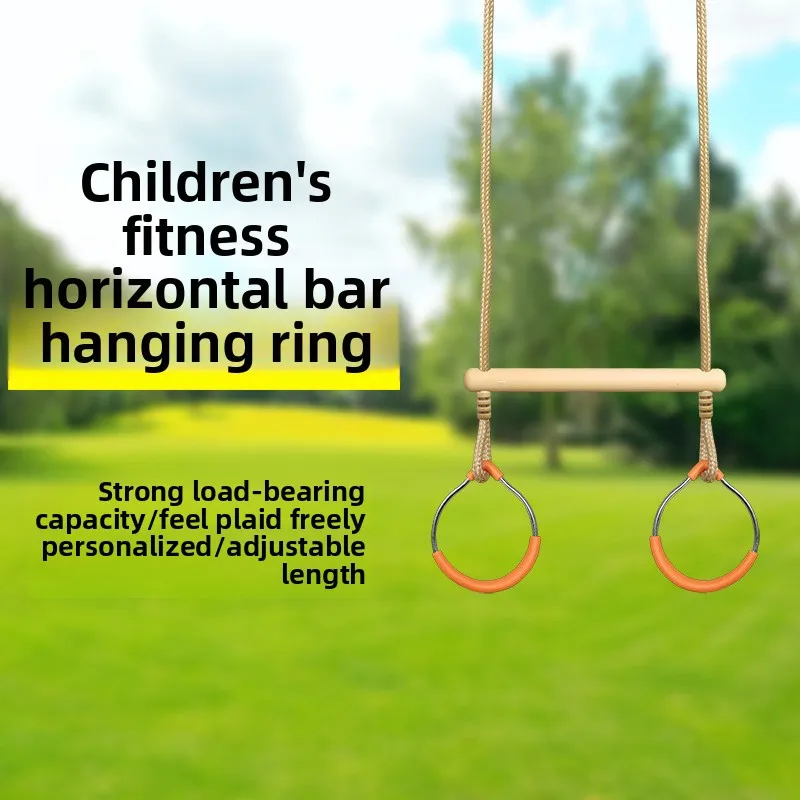 

Community Courtyard Ring Swing Adjustment Length Physical Exercise Arm Strength Training Horizontal Bar Monkey Rod Ring Swing