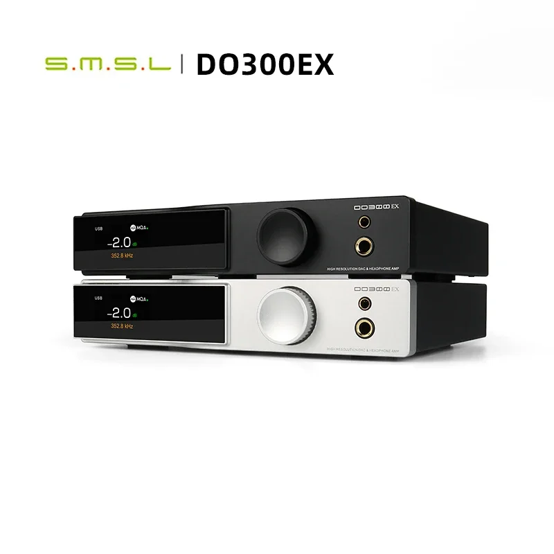 SMSL DO300EX Audio Decoder Headphone Amplifier AK4191+AK4499EX MQA-CD DAC Bluetooth 5.1 Digital Headphone Power AMP