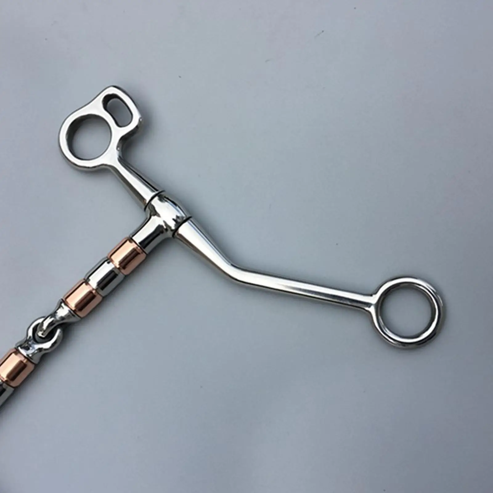 ステンレス鋼ホースビット乗馬用品防錆頑丈なプロのギャグビット馬のトレーニング用馬具