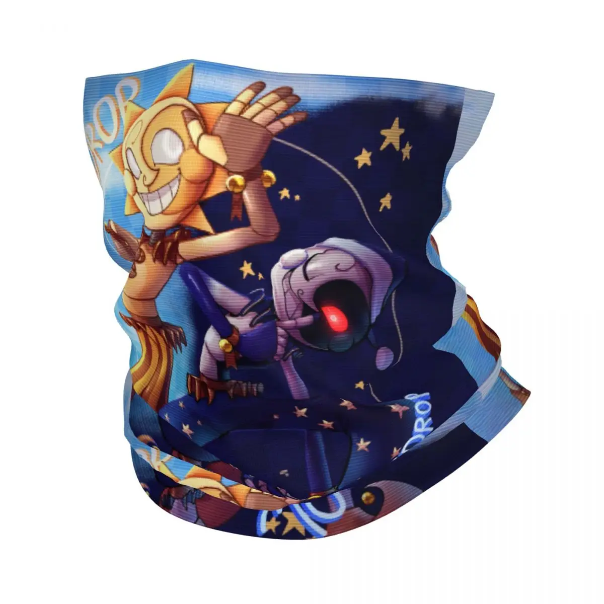 

Sundrop And Moondrop Winter Headband Neck Warmer Women Men Hiking Hunting Tube Scarf Fnaf Security Breaches Face Bandana Gaiter