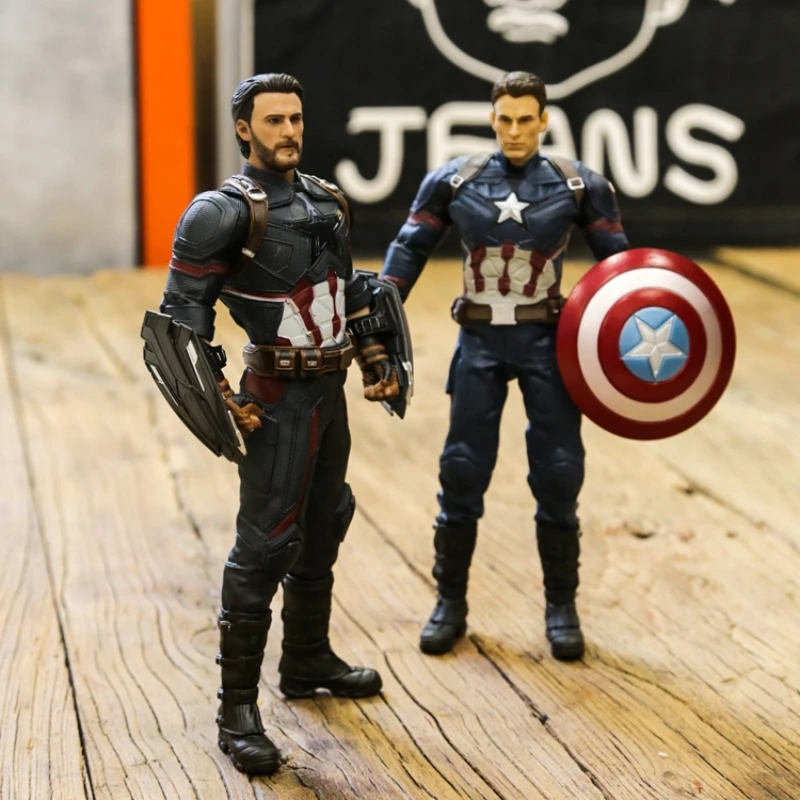 Movie Style By Steve Rogers The Avengers Team's Exquisite And Realistic Collection Model Can Be Collected As Desktop Decorations