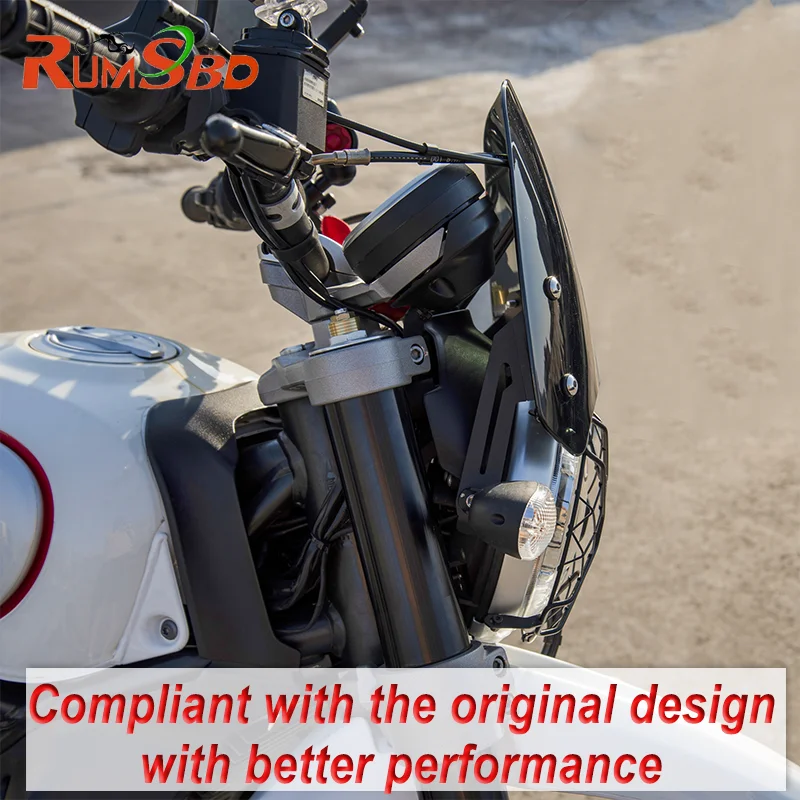 Ducati Scrambler 2016 2017 2018 2019 2020 2021 디플렉터 윈드스크린 윈드실드 윈드 쉴드 플라이 스크린 오토바이