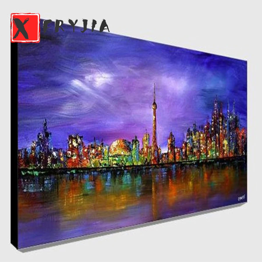 

5d diamond painting Abstract city architectural landscape full square drill embroidery rhinestone painting diamond mosaic gift