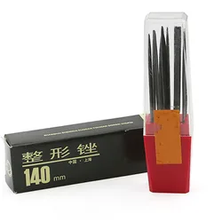 금속 바늘 파일, 금 은 산성 용액, 스크랩 금속 보석 테스트 키트, 140mm, 10 개