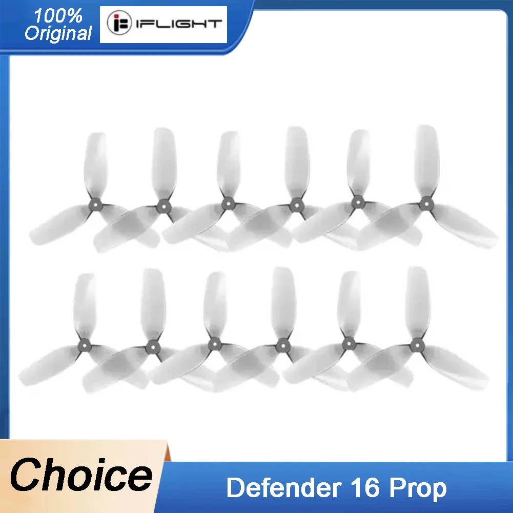 

12 шт./6 пар iFlight Defender 16, набор опор 1809, 1,8-дюймовый трехлопастной пропеллер для FPV