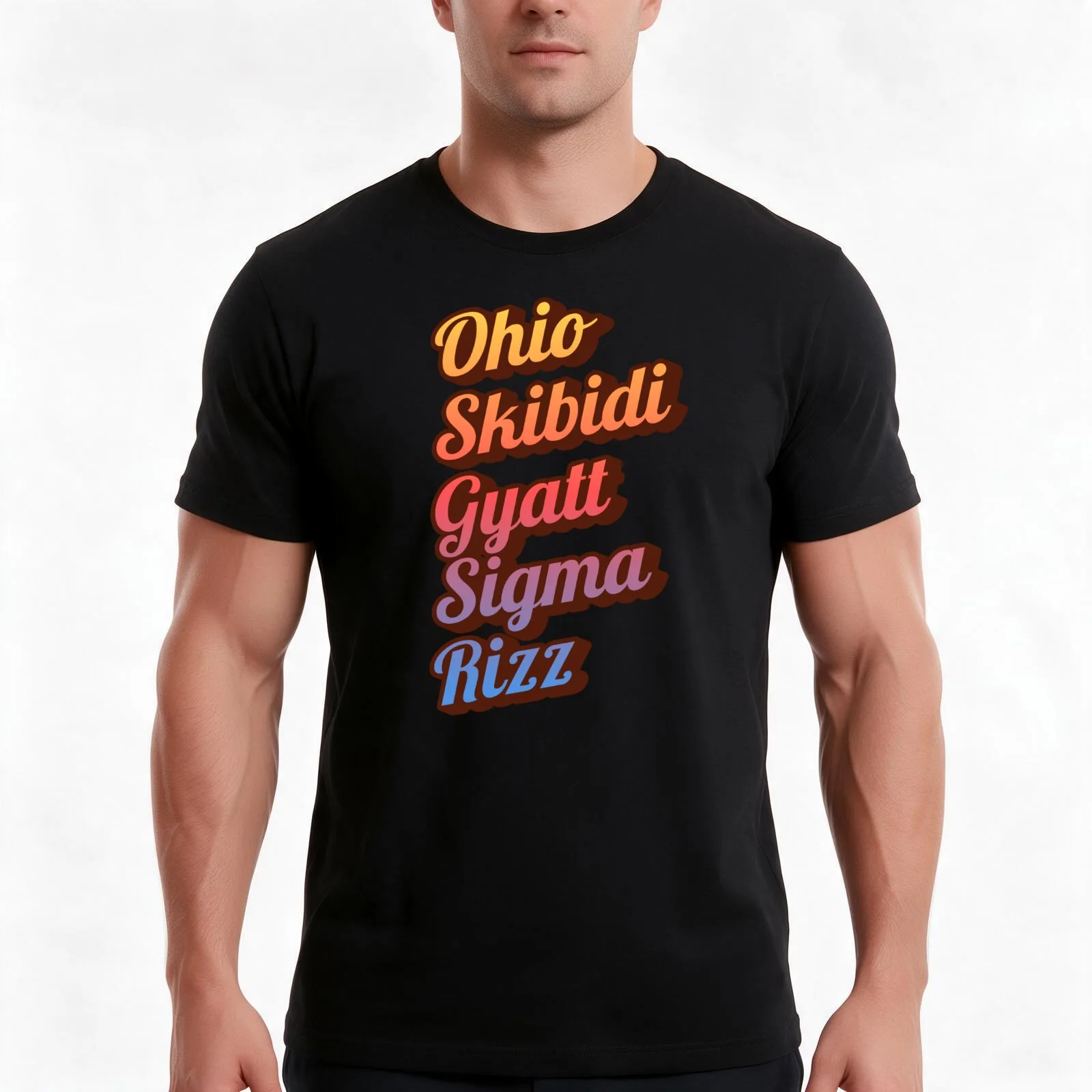 Ohio Skibidi Gyatt Sigma Rizz, Rizzler Ohio Sigma Gyatt, Funny Skibid Rizz, Ohio Rizzler T-Shirt, Summer Casual Cotton Tee